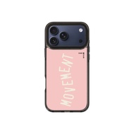 CaseClub เคสคลับ เคสไอโฟน เคส ขอบสี เคสแม่เหล็ก ลาย Rally Bubblegum Movement Rally ลาย Movement สีชม