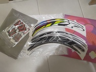 Zipp輪組貼紙 彩虹色&黑色兩套