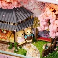 DIY Model Mini Theater Box in the Illusion Tin Box Doll House Mini House DIY Doll House Mini