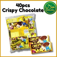 10/20/40 pcs Crispy Chocolate Crispy Chocolate Rice Cereal with Malt
