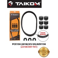 TAIKOM RACING Combo Set Timing Belt + CVT Roller + Clip Honda PCX150 ADV150 VARIO150 AIR BLADE VARIO