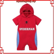 Baby Superhero Custume Cosplay Romper Batman Superman Spiderman Captain America
