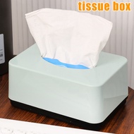 Sturdy Plastic Tissue Box with Hygienic Surface | for Countertops, Minimalist Style for Bathroom/Off