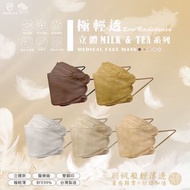 台灣直接寄出｜荷康    👨‍👩‍👧‍👦親子4D KF 立體口罩😷👫      🎀成人/兒童立體口罩  極輕透 紅茶拿鐵系列 （25入/盒）  ✔️服貼、透氣好呼吸 ✔️片片獨立包裝，外出更加方便