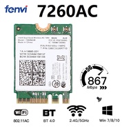 JTTOP" WIFI 5 AC CARD WIRELESS INTEL 7260 AC BT 4.0 NGFF M.2 2G 5G 7260NGW