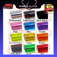 1Meter*30cm or 1M*40cm Car Kereta Motor Tinted Film Headlamp Headlight Fog light Tail Light Sticker 