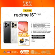 REALME 15T 5G (8/12 RAM + 256/512 ROM) 6.57" AMOLED Screen l Dimensity 6400 Max Processor | 7000mAh 