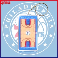 Optimus Depot Basketball Court Philadelphia 76ers Keychain