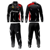 TABLE TENNIS JACKET SET FULL PRINTING LOTTO MATERIAL JACKET/