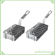 [PrettyiaedMY] Taco Basket, Fryer, Taco Holder Basket, Taco Rack Fryer, French Fries, Cooking, Taco 