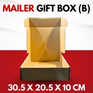 Mailer Gift Box B – HIGH QUALITY Cardboard Mailer | Christmas Gift Packaging | Holiday Box