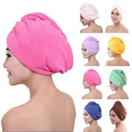 Handuk Keramas Pengering Rambut Microfiber Hair Wrap Towel Cap Turban Murah