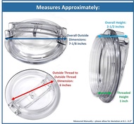 อะไหล่ ฝาปั๊ม ฝาปั๊มสระว่ายน้ำ fits Hayward Super II Pump Basket Strainer Cover Lid สระว่ายน้ำ