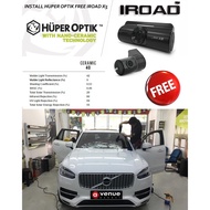 Huper Optik CERAMIC 40 Full Car Free IRoad X5 In-Car Front Rear Camera