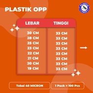 40 MICRON THICK OPP PLASTIC 100 SHEETS/ || 30x33 || 28x33 || 25x33 || 23x33 || 22x33 || 21x33 || 20x