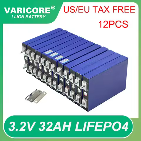 12x 3.2V 32Ah LiFePO4 battery pack phosphate 3C discharge for 12.8v Motorcycle Car motor batteries m