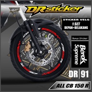 Rim Sticker - Rim Cutting Sticker Cutting Motor CB 150 R