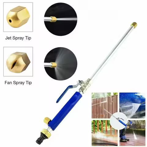 High Pressure Washer Gun Aluminum Alloy Nozzle Hose Water Gun Garden Cleaning Tools Watering Equipme