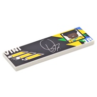 COOLPON | This Is Lego®LEGO®Genuine Parts Printing Tile 2x6 VINI JR.69729pb248