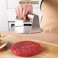 MNWHUC Smash Burger Press, No Rust Round Stainless Steel Grill Press, Steak Burger Stainless Steel B