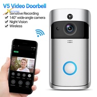 Sr V5 Video Doorbell Sensitive Recording Night Vision Home Outdoor Wireless Electronic Peephole Doorbell for Home