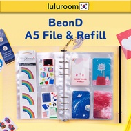 [BeonD] A5 Deco Pocket 6 Rings File Photocard File Seal Sticker Binder Photo Ticket Post Binder Albu