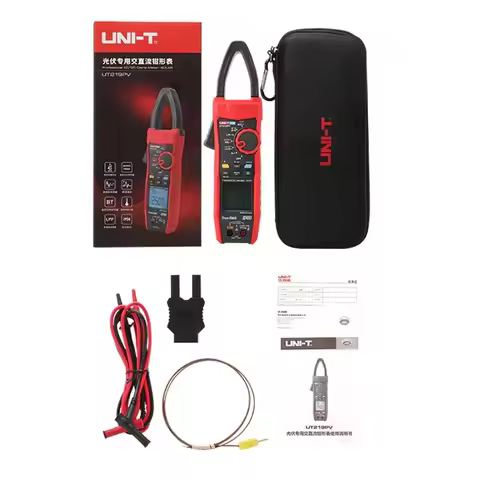 UNI-T Digital Clamp Meter UT219PV Pliers Ammeter 1500V 2500V 1000A Professional AC DC Multimeter IP6