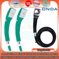 ONDA SO 232 PB & 232 PG 1/ 2 INCH INCH HAND SHOWER BATH INCH INCH SHOWER SOWER SPRAY CHROME CHROME C