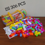 Lego Block Toys Contents 306 Pcs Education - Building Bricks Educational Children