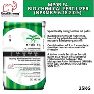 🔥BIG SALES🔥 25KG Baja Organik NPK (Baja Pokok) MPOB F4 Bio-Chemical Fertilizer (NPKMB 9:6:18:2:0.5)