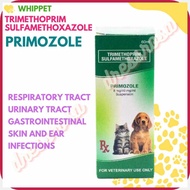 PRIMOZOLE;KyXm%FOR+G@j@DOG+o@&+B@CAT+S@(TRIMETHOPRIM+CO[SULFAMETHOXAZOLE) Respiratory, Urinary, Gas