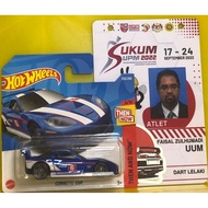 Hot Wheels Corvette C6R Blue Short Card PRICE IS FOR 1 UNIT (CONDITION NOT PERFECT) FZCC