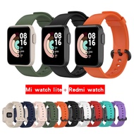 สายรัดข้อมือซิลิโคนสำหรับ Xiaomi Mi Watch Lite,สมาร์ทวอทช์สายนาฬิกาข้อมือสปอร์ตสำหรับเปลี่ยนสายรัดข้อมือสำหรับนาฬิกา Redmi