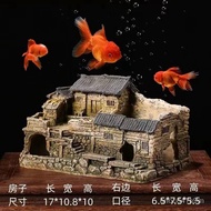 superior productsFish Tank Landscape Rockery Decoration Artificial Stone Medium and Large Aquarium Set Fish and Shrimp R