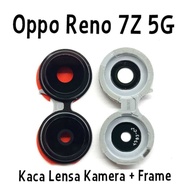 Original Rear Camera Lens Glass Plus Frame for Oppo Reno7 Z 5G / Reno 7Z 5G / CPH2343 - Rear Camera 