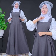 Gamis anak perempuan/gamis rompi/pakaian anak perempuan 2023 GANIS REMAJA