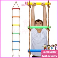Colourful Rope Ladder Children Climbing Toy Kids Fitness Rope Swing Toy Kids Outdoor Exercise Ladder