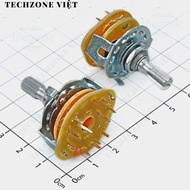 [2 Pieces]- RS25 3P3T Rotary Switch, 3-Pole 3-Position Choice TechZone Viet