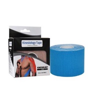 運動膠布 （藍色）肌效貼 kinesiology tape 肌肉貼 彈性肌肉膠帶 運動繃帶拉傷膠布 預防及治療運動傷害 加強耐力 姿勢矯正