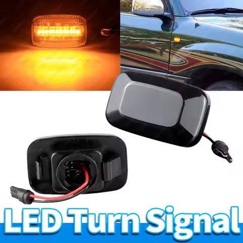 2PCS Side Marker Turn Signal Light Lens No Bulb for Toyota Hilux LN140 LN150 LN160 LN170 Pickup Truc