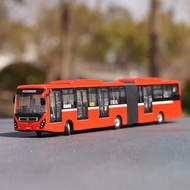 1:64 Scale Shanghai Sunwin Bus BRT Express Bus Model Alloy Simulation Vehicle Diecast Metal Toy Gift
