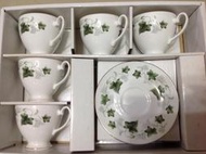 紅茶杯：英國Duchess 1950's 常春藤系列骨瓷紅茶杯組