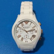 Emporio Armani 白色陶瓷女裝手錶 AR1417