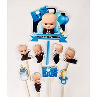 Baby BOSS TOPPER (LA-001) / BABY BOSS CAKE TOPPER / BABY BOSS CAKE TOPPER / CUPCAKE BABY BOSS TOPPER