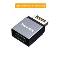 USB 3.1 USB Type E TO Type C สำหรับท่านชายหญิงสายเคเบิลอะแดปเตอร์90องศา USB C ไปยัง USB E TO USB 3.0