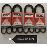 Fan Belt (100% BANDO) for Mitsubishi Pajero 4D56 Turbo (4PK1120 & A40 & 9.5X1075 X 2 PCS)