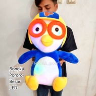 Boneka Pororo Besar LED Boneka Pororo The Little Penguin Besar Lampu LED