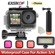 For DJI Osmo Action 4 Waterproof Case 40M Deep Diving Underwater Housing Shell for DJI Osmo Action 4