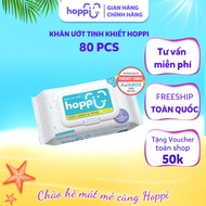 Hoppi pure wet wipes 80 sheets