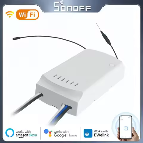 SONOFF iFan04 Wifi Smart Fan Switch Celling Fan/Light Controller 433 RF/APP/Voice Remote Control Adj